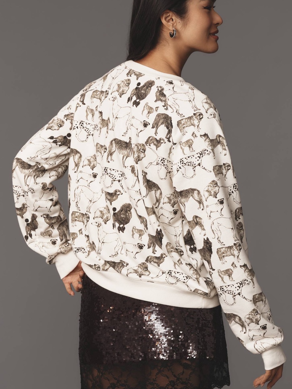 SOLD OUT Maeve Printed Sweatshirt - Picture 3 of 9